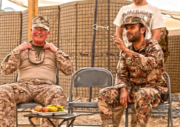Chatting with the Jordanians