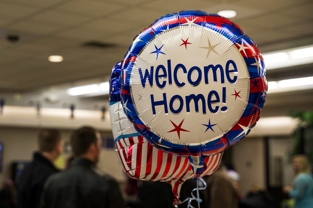 14th Airlift Squadron returns home from deployment