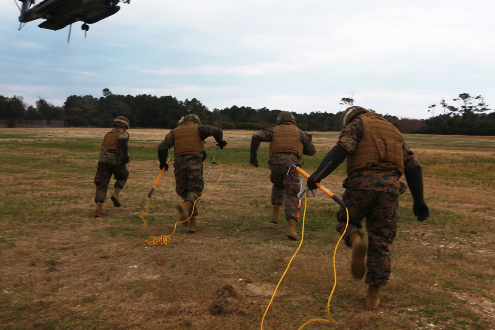 Convoy operation looks to the skies