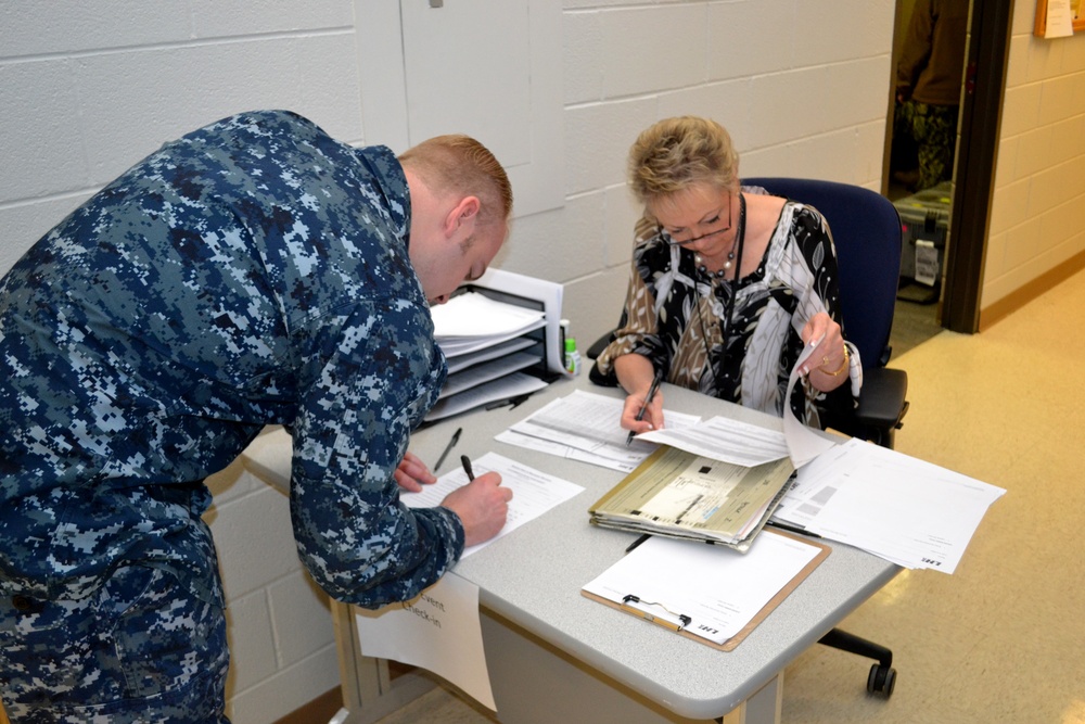 Navy sailors make sure they are mobilization ready