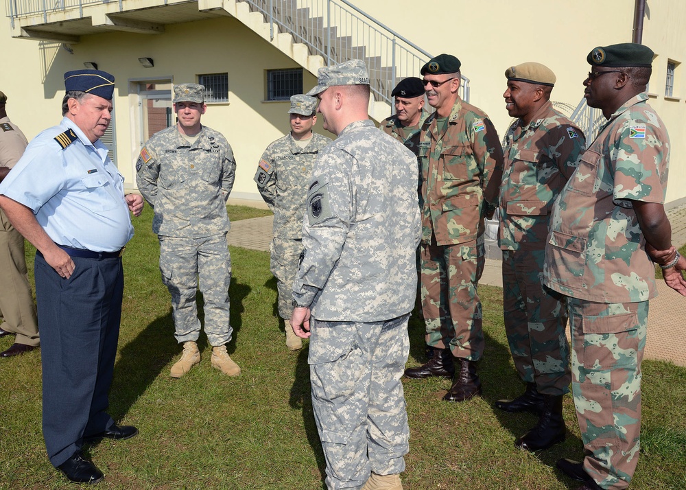 South African National Defense Force visits CCP