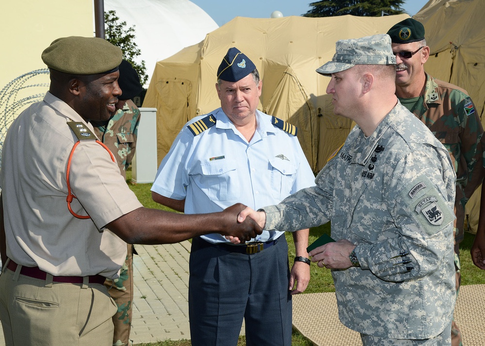 South African National Defense Force visits CCP