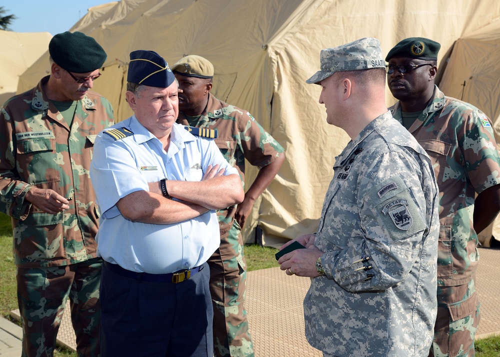 South African National Defense Force visits CCP