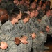 Retired Chief Master Sgt. of the Air Force Bob Gaylor speaks to Team Mildenhall airmen