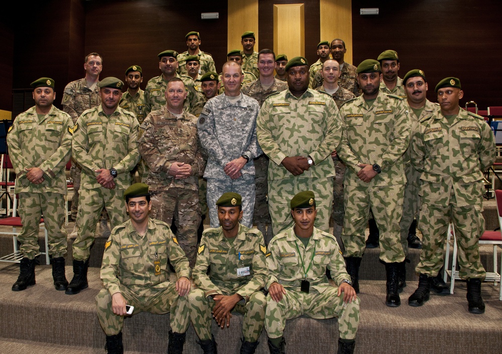 1st ID Brass Quintet teams up with Kuwait National Guard Band