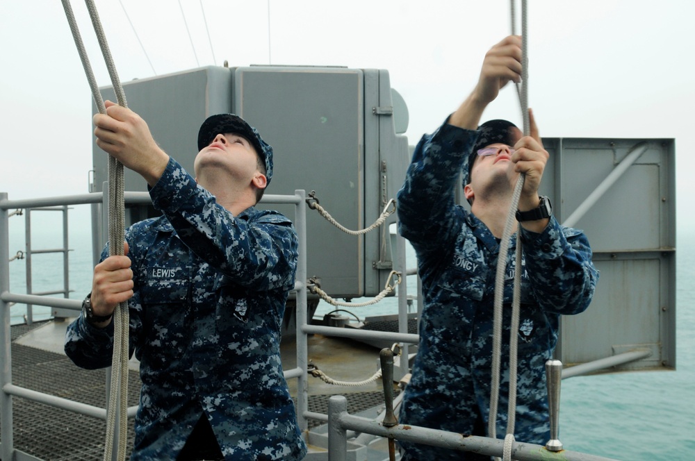 USS Blue Ridge operations