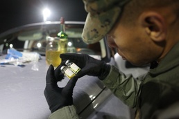 Base battles contraband through area-wide random vehicle checks