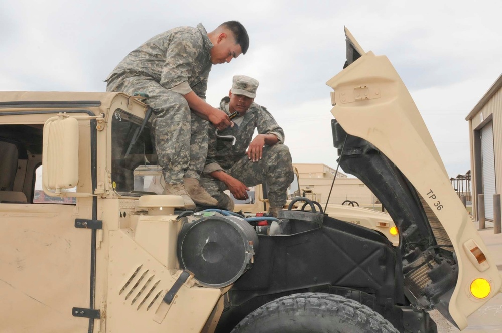 Mechanics keep 3BSTB trucks rolling