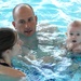 Parents and babies make a splash