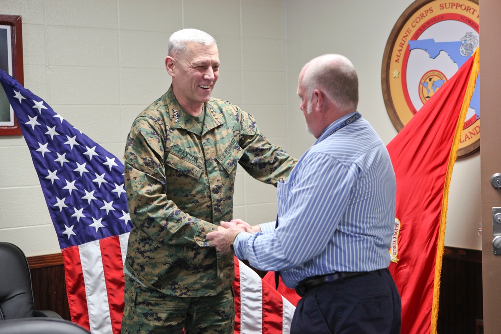 40 Years of Federal Length of Service pin ceremony