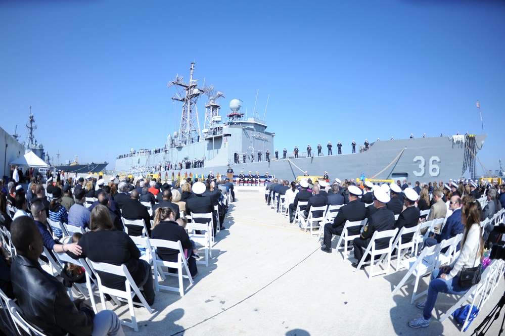USS Underwood decommissioning