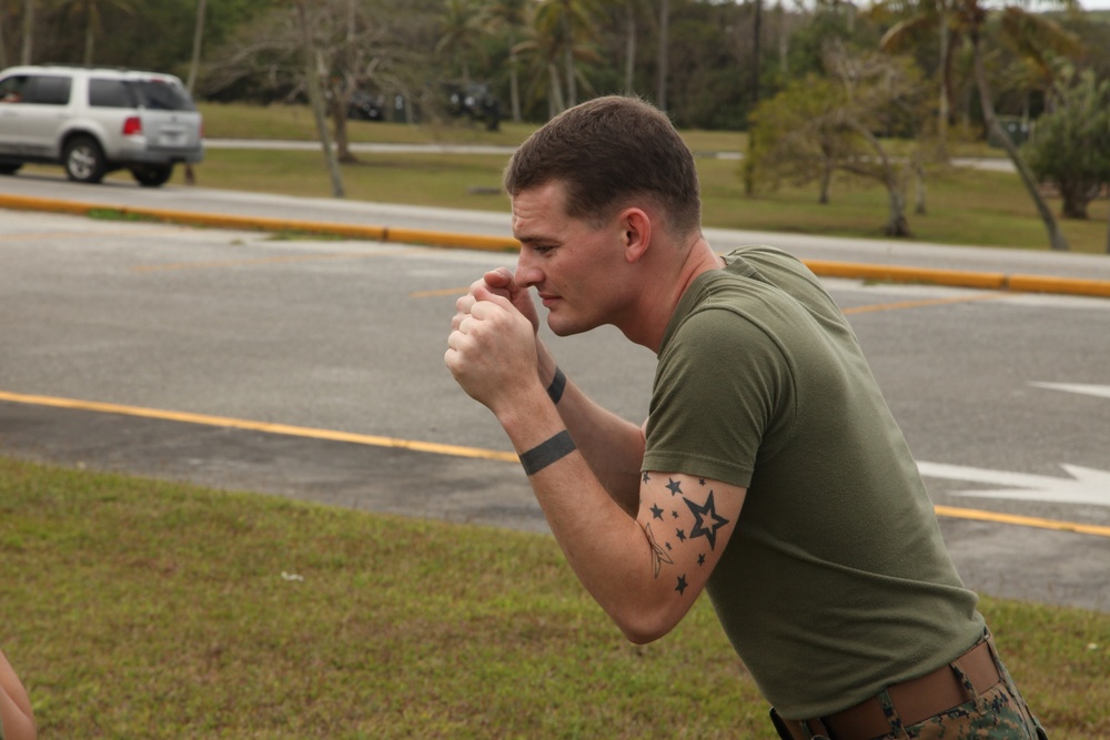 Marines hone their martial arts skills on Guam naval base