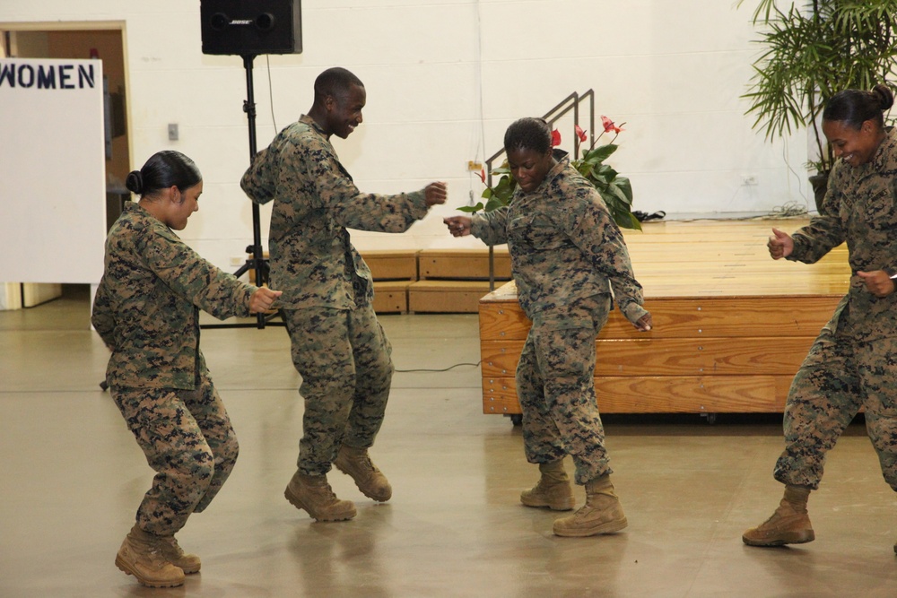 Marines help Yigo celebrate during Guam’s National Guard send-off