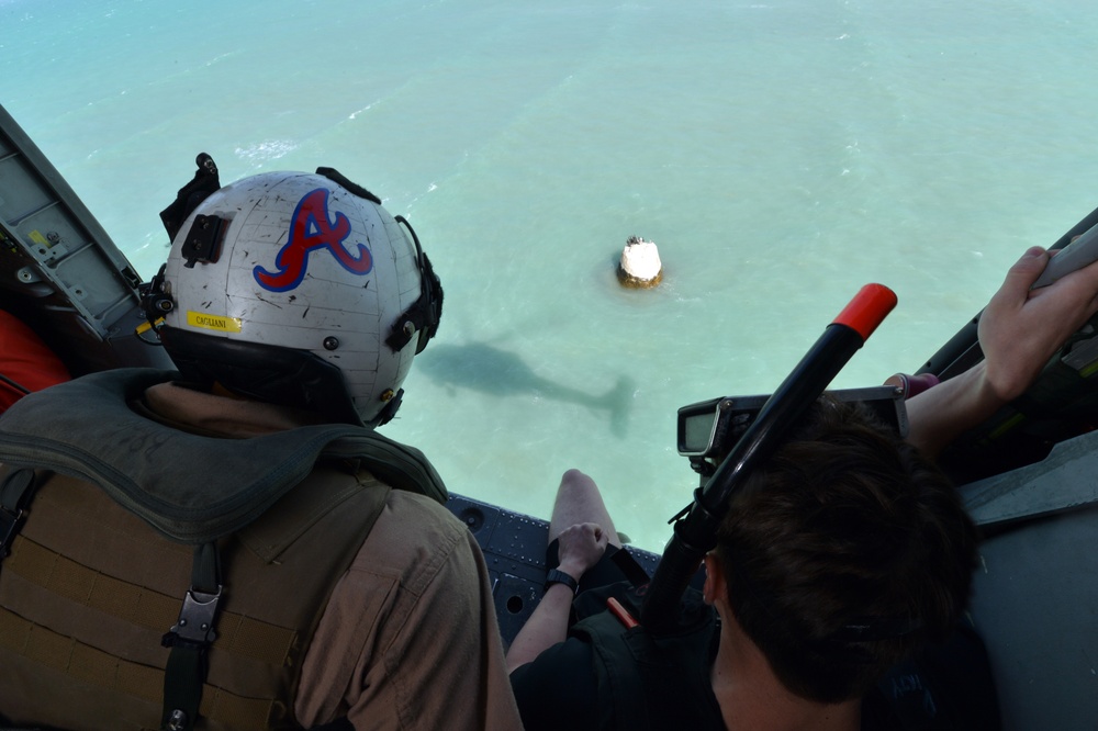 HSC-26 search and rescue training simulation