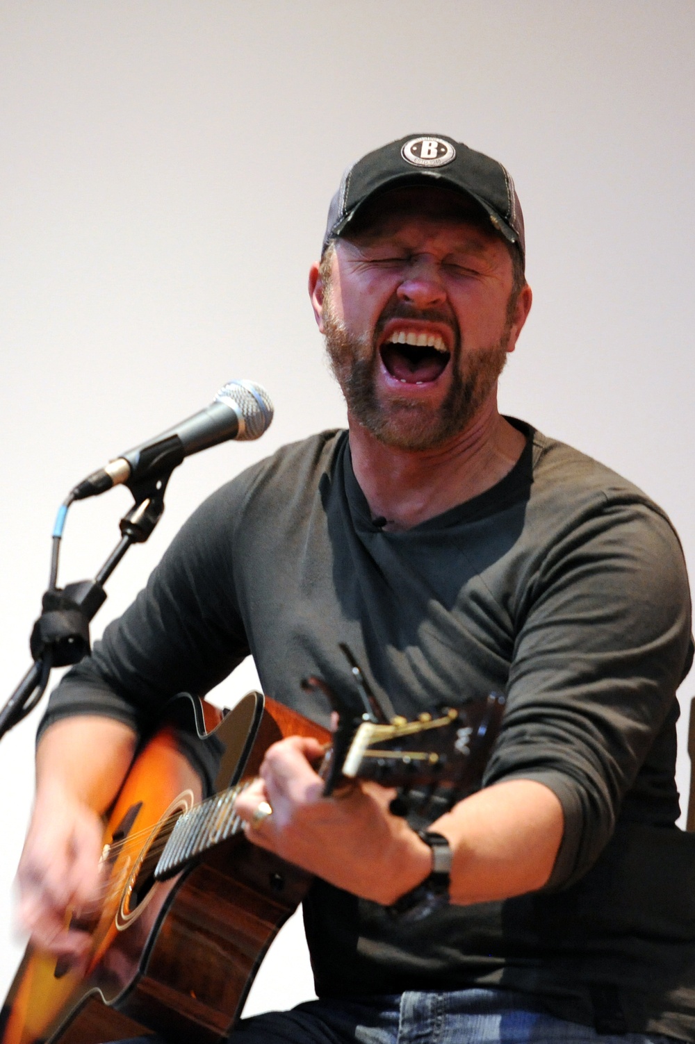 Country singer Craig Morgan visits 'The Rock'