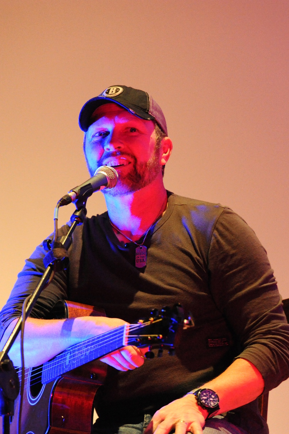 Country singer Craig Morgan visits 'The Rock'