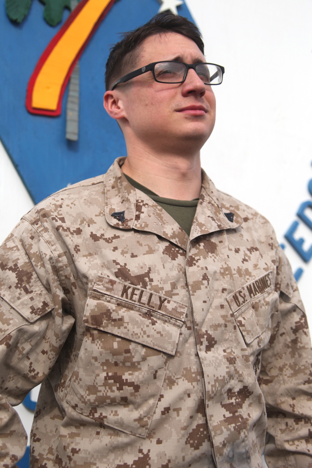 History major, Neb. Marine inspires others
