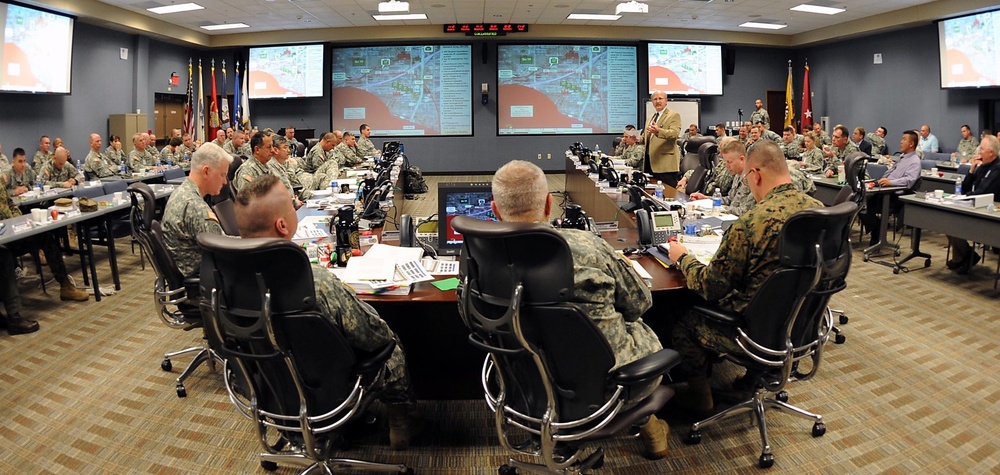 JTF-CS hosts 100-plus federal, state homeland response leaders at 'complex catastrophe' exercise