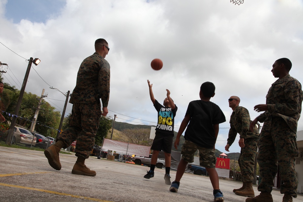 Marines reach out to community in celebration
