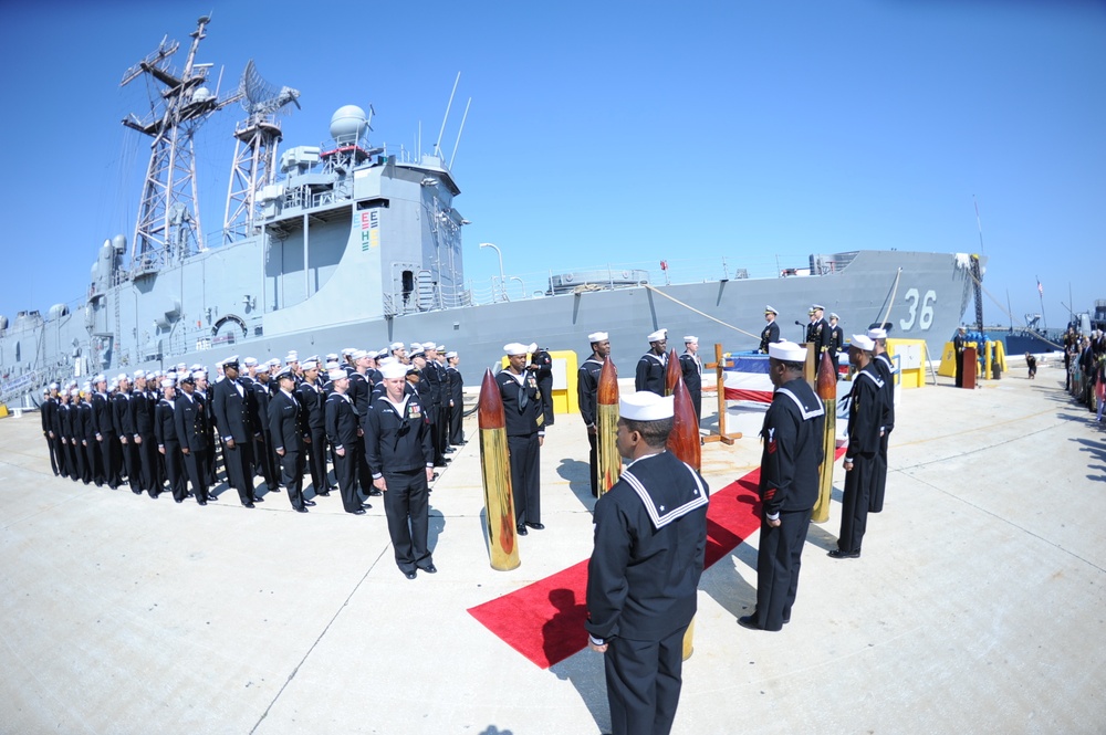 USS Underwood decommissioning ceremony