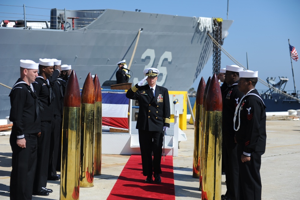 USS Underwood decommissioning ceremony