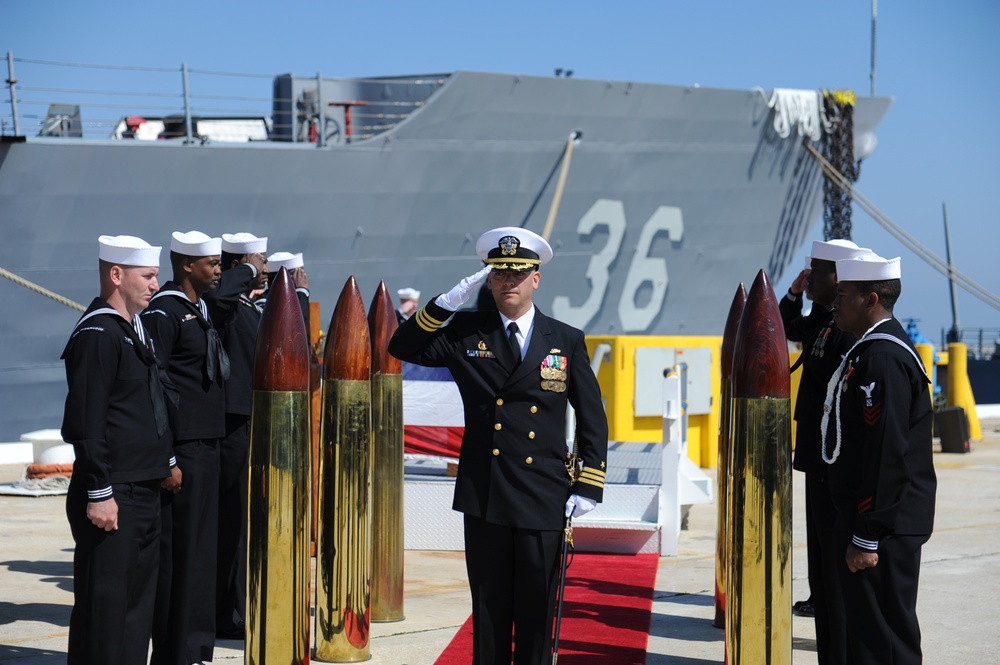 USS Underwood decommissioning ceremony