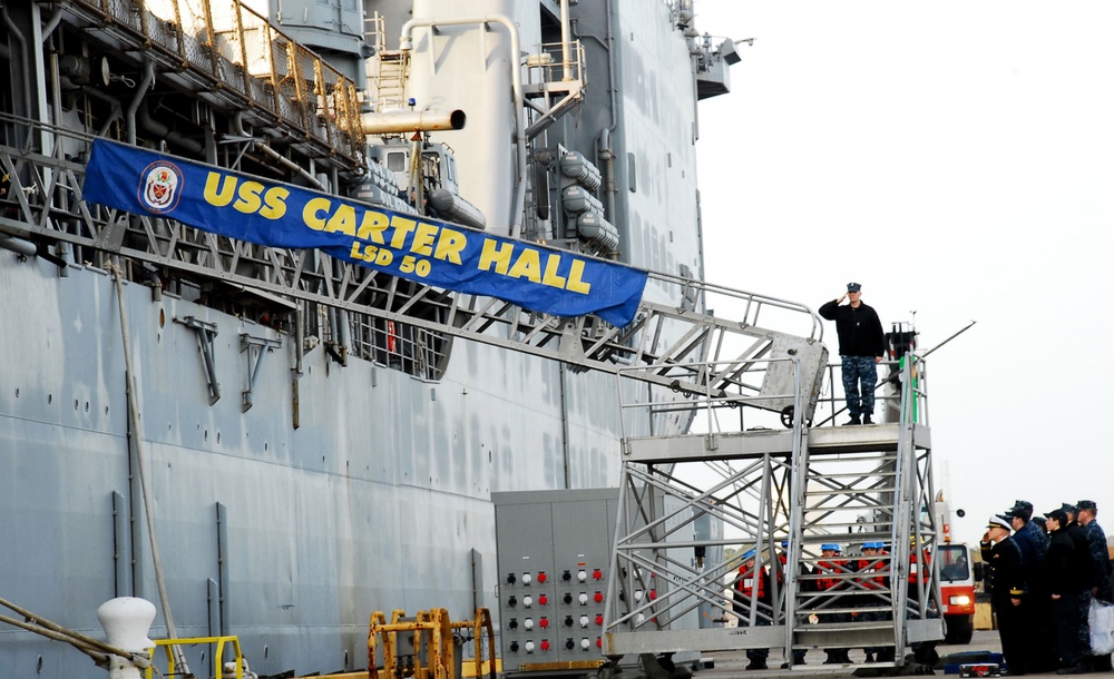 USS Carter Hall deployment