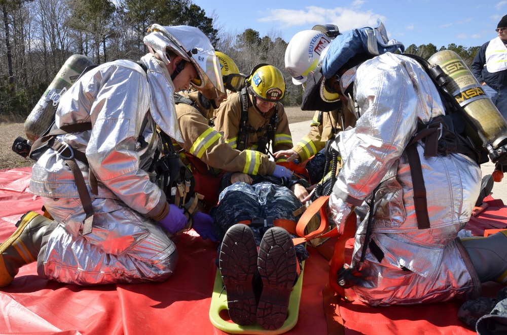 HAZMAT training exercise