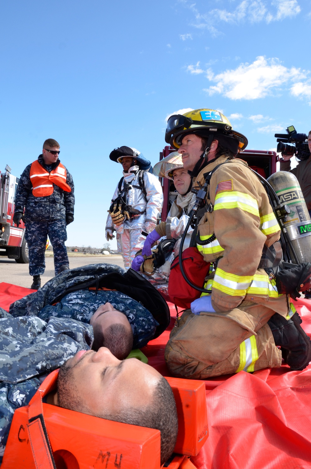 HAZMAT training exercise