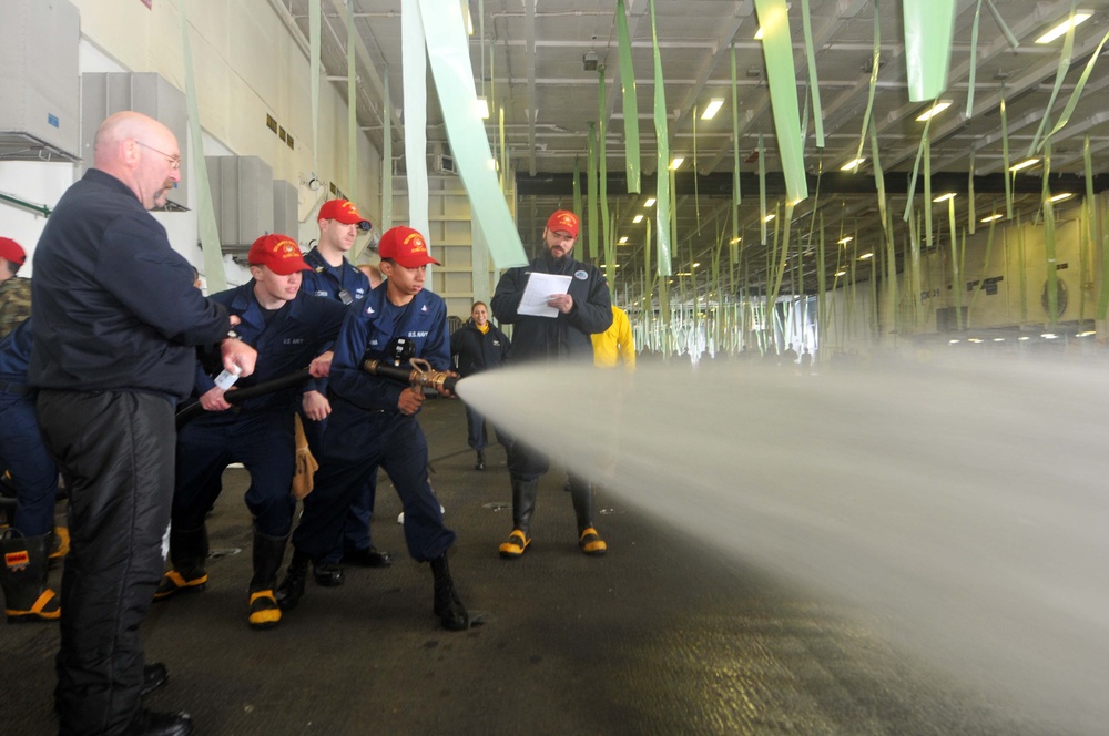 Testing the aqueous film forming foam system