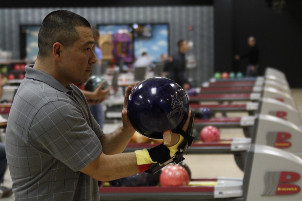 Intramural Bowling STRIKES competition amongst servicemembers