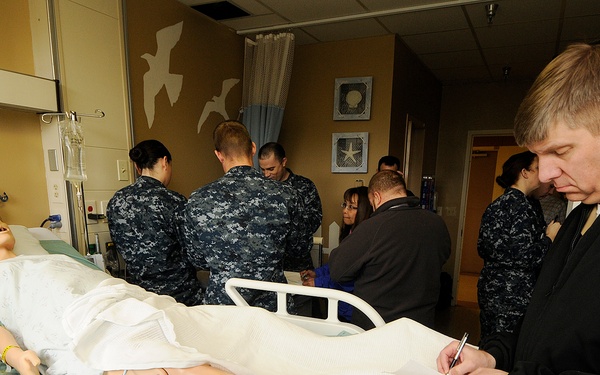 Inspecting a room