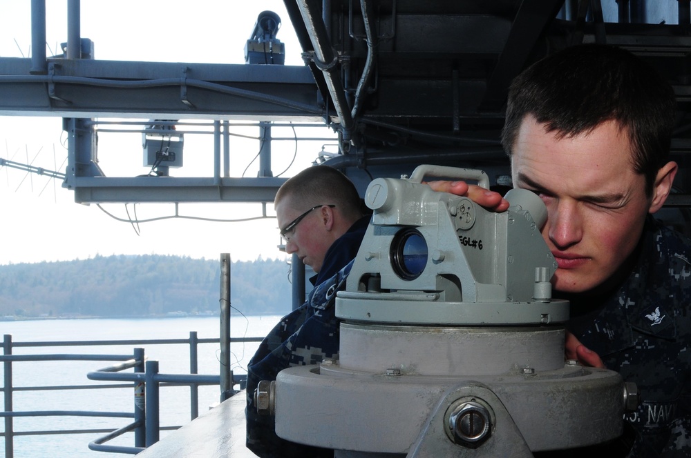 Conducting sea trials