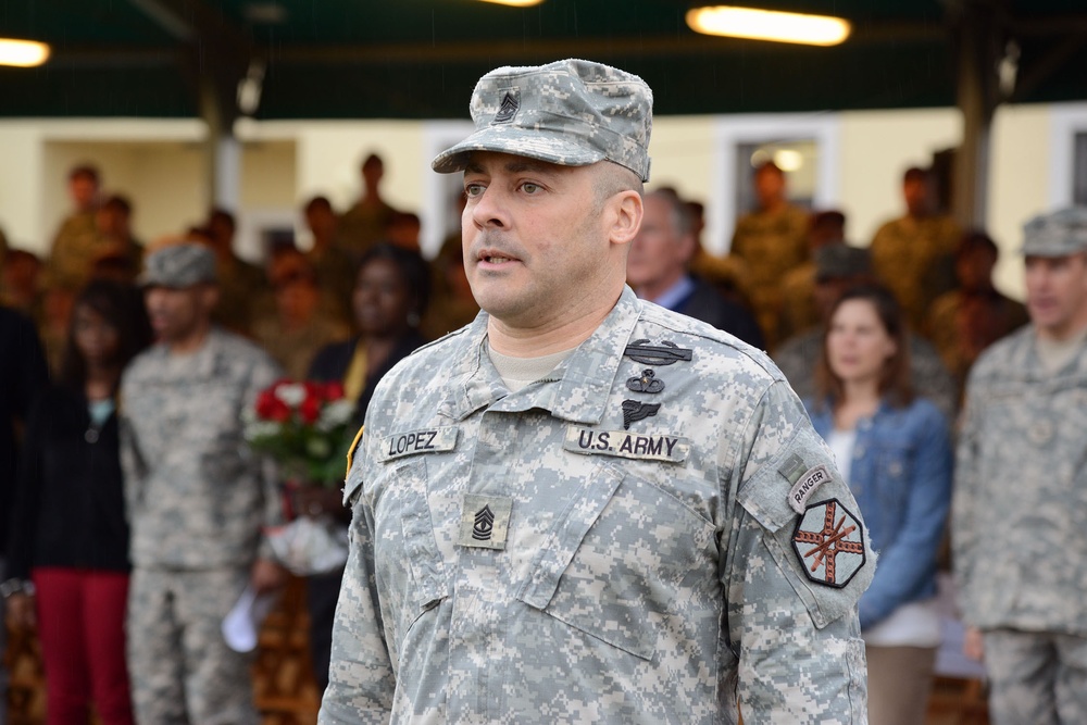 Change of responsibility ceremony HHC USAG Vicenza