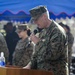 Change of command at Camp Kinser