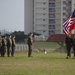 Change of command at Camp Kinser