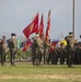 Change of command at Camp Kinser