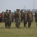 Change of command at Camp Kinser