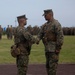 Change of command at Camp Kinser