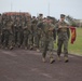 Change of command at Camp Kinser