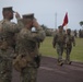 Change of command at Camp Kinser