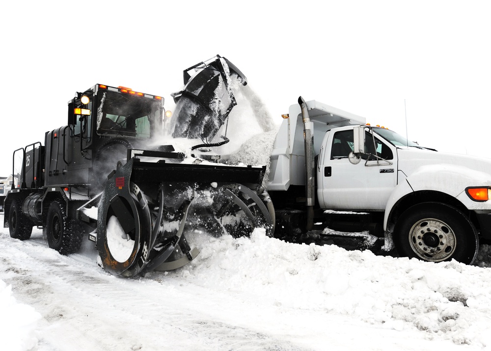 Minot Air Force Base snow removal