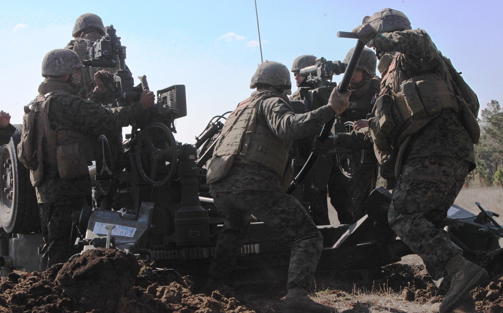 3rd Battalion, 10th Marine Regiment performs a live-fire exercise before their disbandment