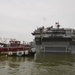 USS Kearsarge prepares to depart Naval Station Norfolk