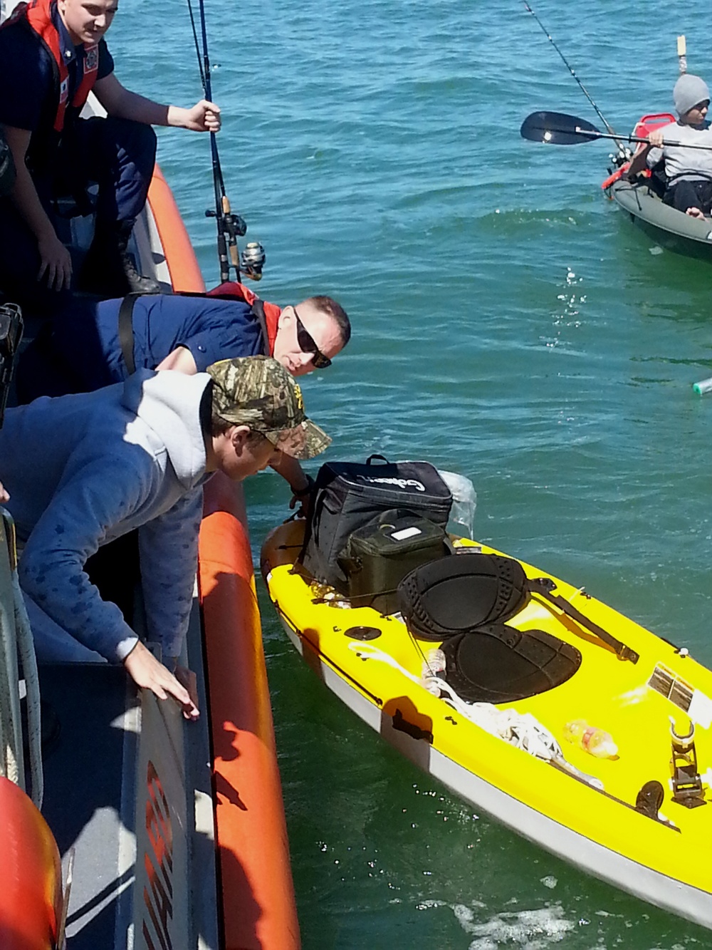 Coast Guard rescues two kayakers stranded near Galveston