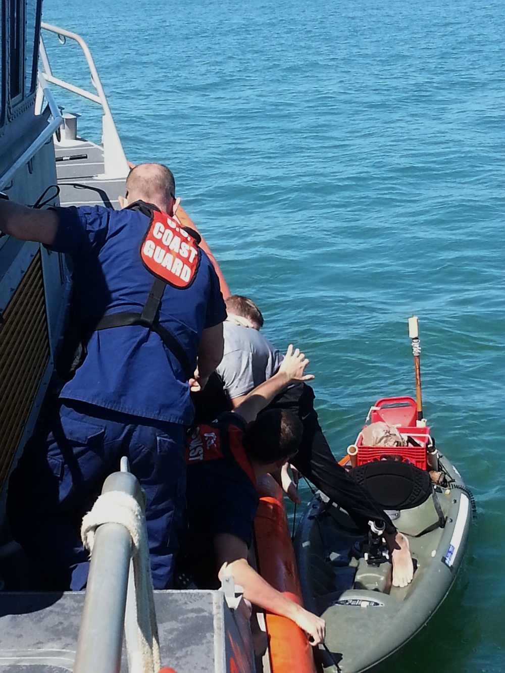 Coast Guard rescues two kayakers stranded near Galveston