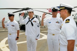 Filipino-American sailors reenlist in Philippines