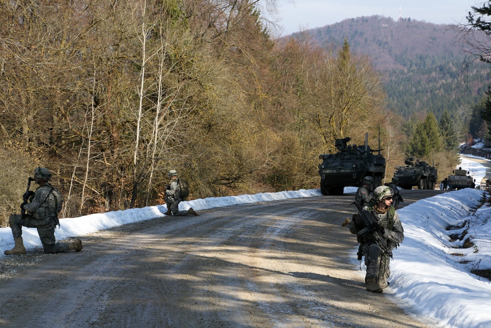 2nd Cavalry Regiment mission rehearsal exercise