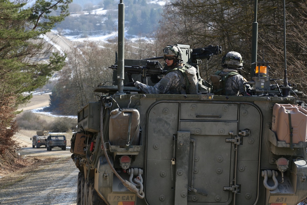 2nd Cavalry Regiment mission rehearsal exercise