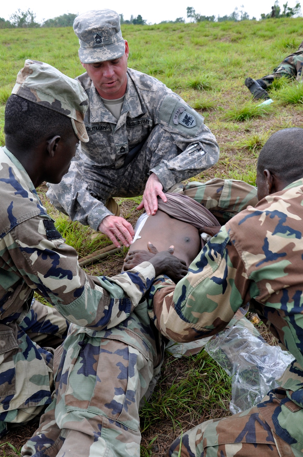 ONWARD LIBERTY mentors provide combat lifesaver training